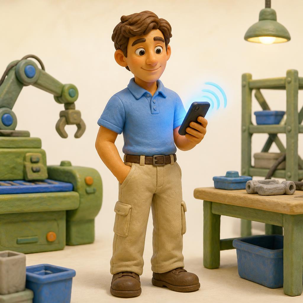 Ilustración claymation de El Escudo Invisible de Leo
