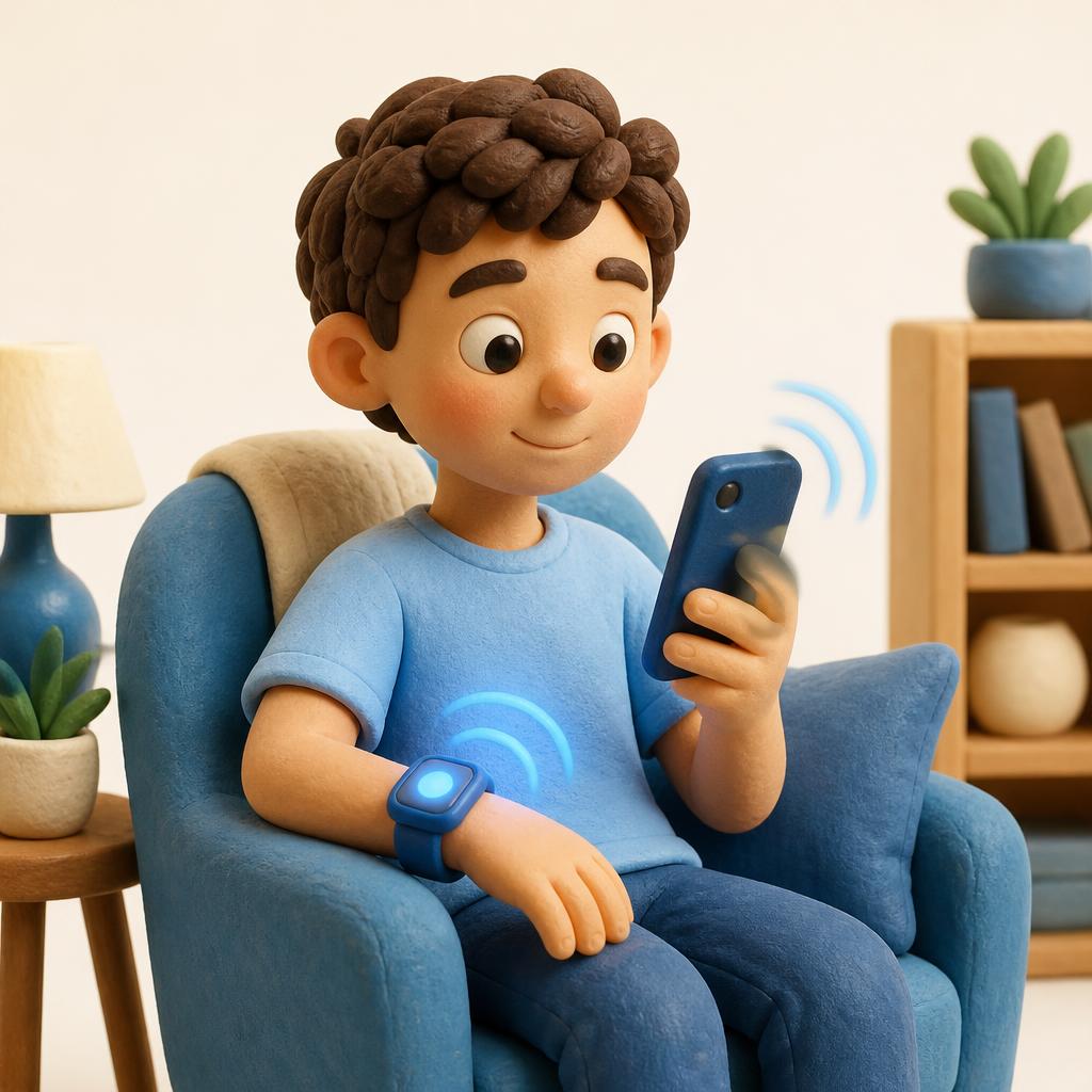 Ilustración claymation de El Escudo de la Calma